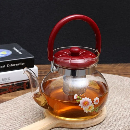 TETERA INFUSOR DE VIDRIO CON FILTRO 1.5L