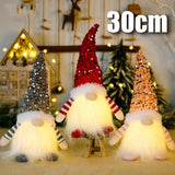 Muñeco de Gnomo navideño con luz led