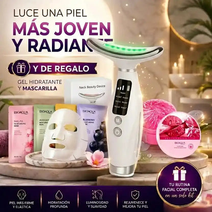 Masajeador Facial 7 en 1 Luz Pulsada – Piel Más Joven y Radiante