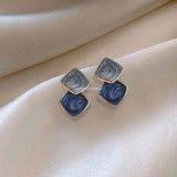 PENDIENTES DE GOTA GEOMÉTRICOS DE RESINA