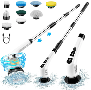 🧽 Cepillo Eléctrico 9 en 1 ⚡- Limpia TODO en Segundos🏠✨