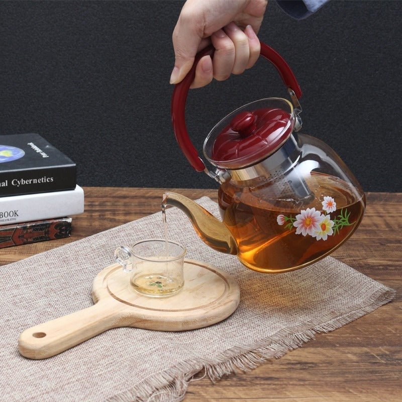 TETERA INFUSOR DE VIDRIO CON FILTRO 1.5L