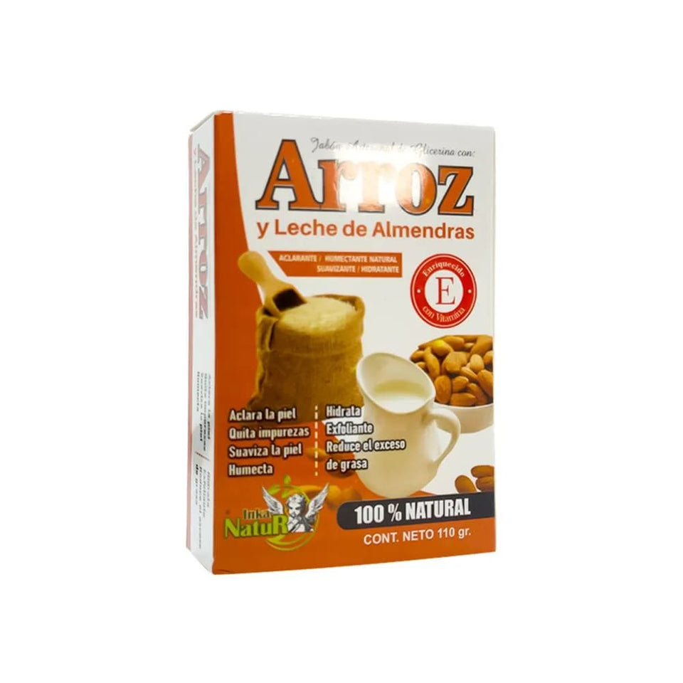 JABÓN DE ARROZ Y LECHE DE ALMENDRAS