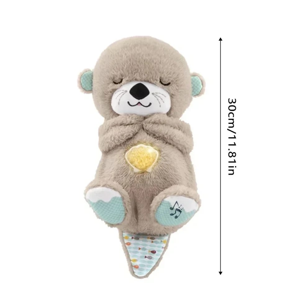 Peluche De Nutria Bebé Que Respira Y Relaja
