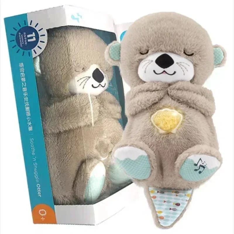 Peluche De Nutria Bebé Que Respira Y Relaja