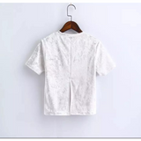 CAMISETA MODERNA DE TERCIOPELO